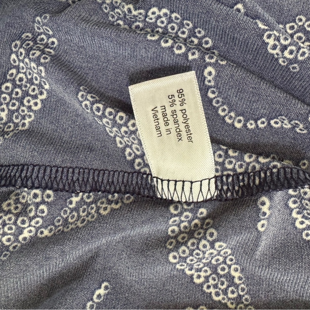 Lane Bryant Blue Floral Open Relaxed Overpiece Size 18/20 2X New With Tags - Picture 7 of 8